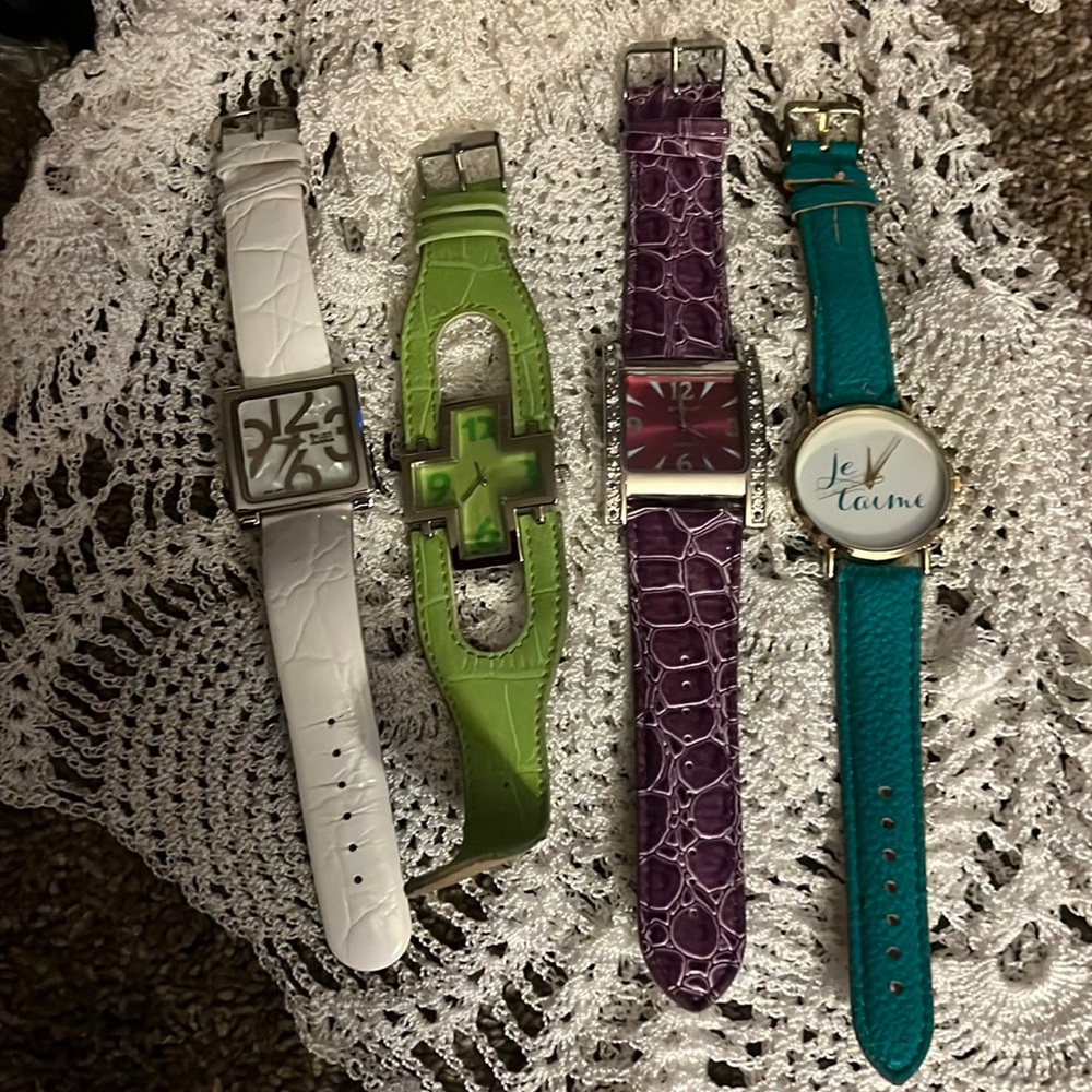 Woman watches 4